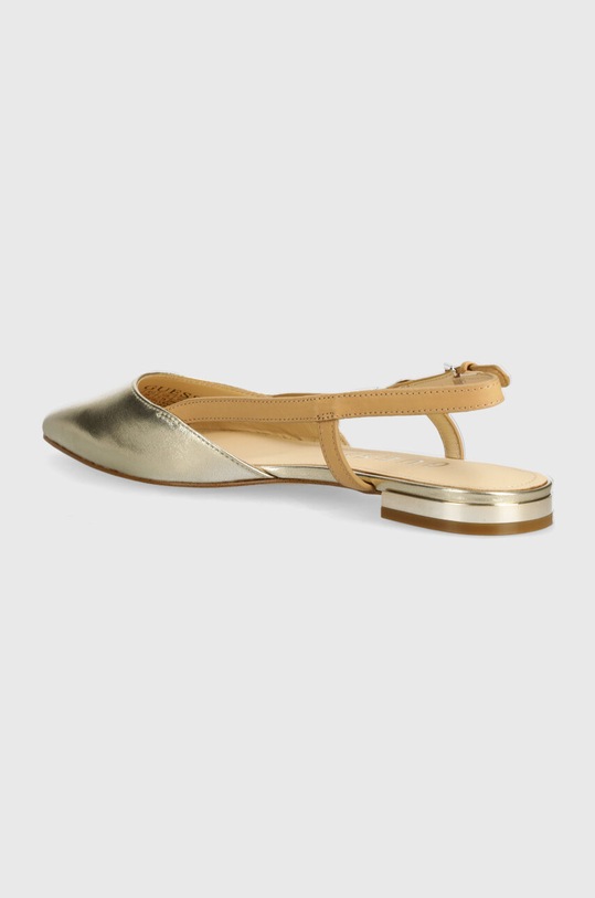 Взуття Шкіряні балетки Guess FOLLIER FLTFOL.LEM05.GOLD золотий