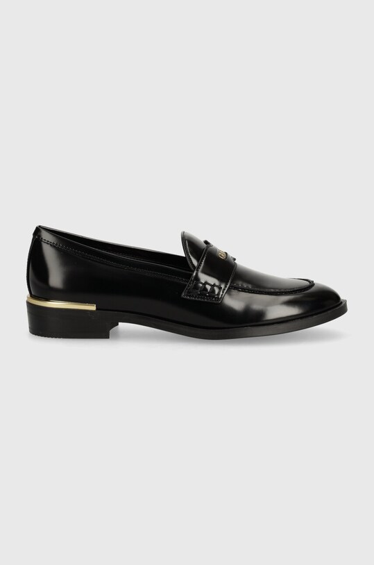 Guess mocasini KAINE FLTKNI.ELE14.BLACK negru AW24