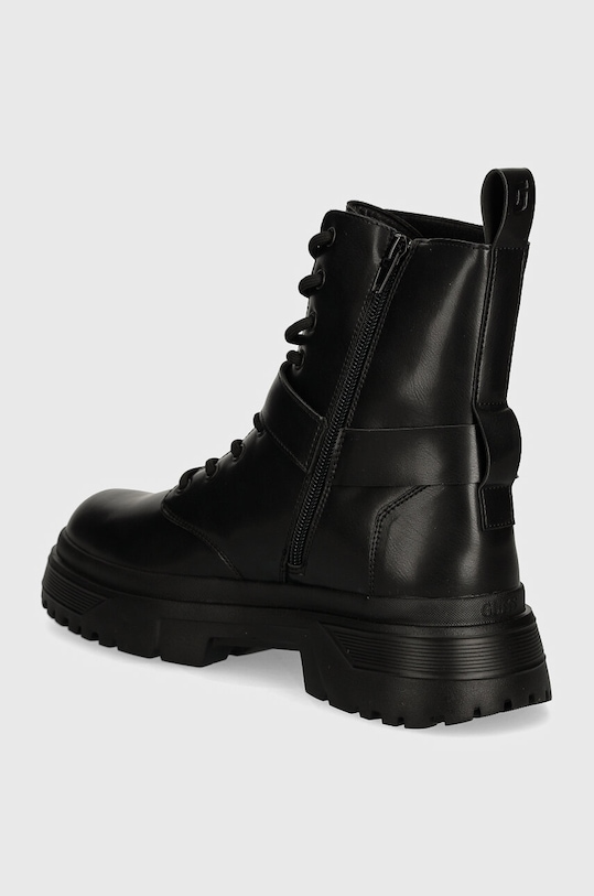 Παπούτσια Μποτάκια εργασίας Guess PAMELA FLTPAM.LEA10.BLACK μαύρο