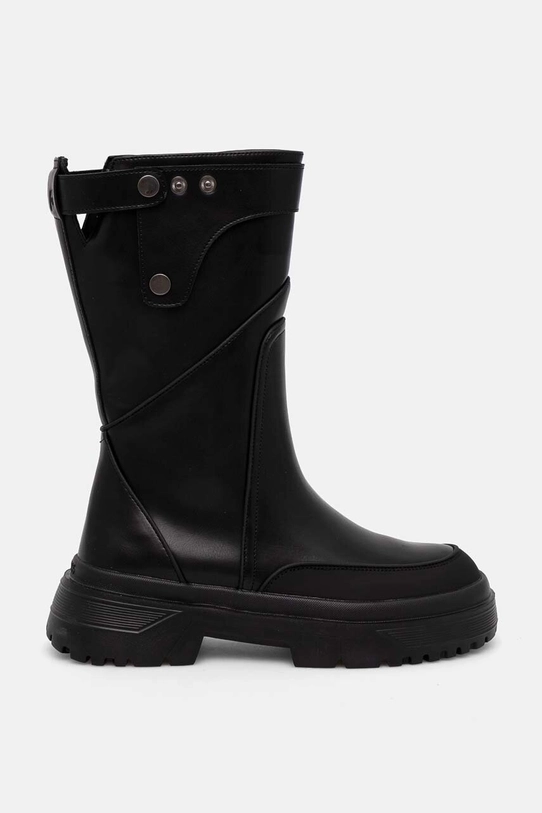 Guess botine PAMELON FLTPME.LEP10.BLKBL negru AW24