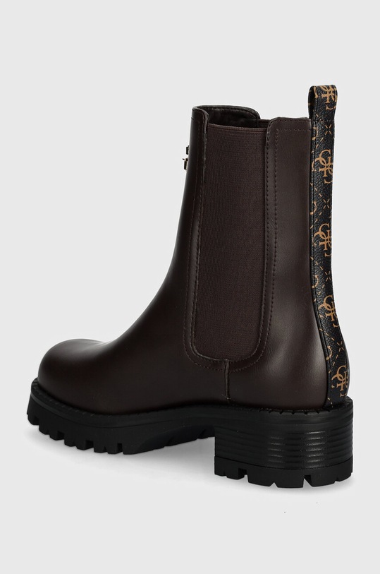 Boty Boty s gumou Guess RINNA FLTRNN.FAL10.BROWN hnědá