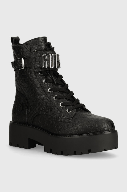 Guess workery VAIRES nieocieplane czarny FLTSOM.FAL10.BLACK