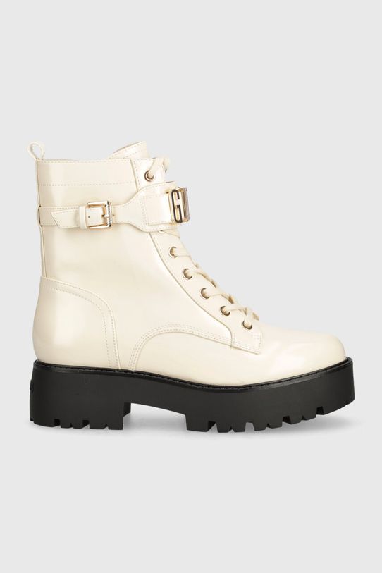 Черевики Guess VAIRES FLTSOM.PAT10.CREAM бежевий AW24
