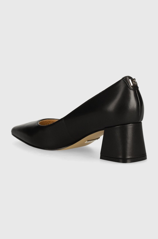 Boty Kožené lodičky Guess ZANLY FLTZAN.LEA08.BLACK černá