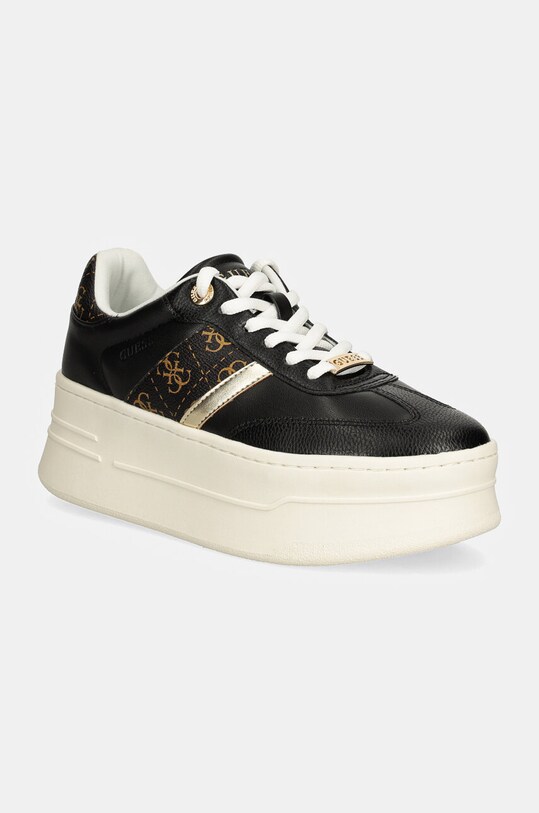 Tenisky Guess TAMMAH imitácia kože čierna FLTMMA.ELE12.BLACK