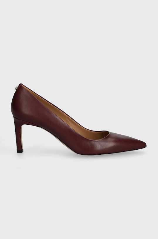 BOSS stilettos de piele Janet 50498836.605 burgundia AW24