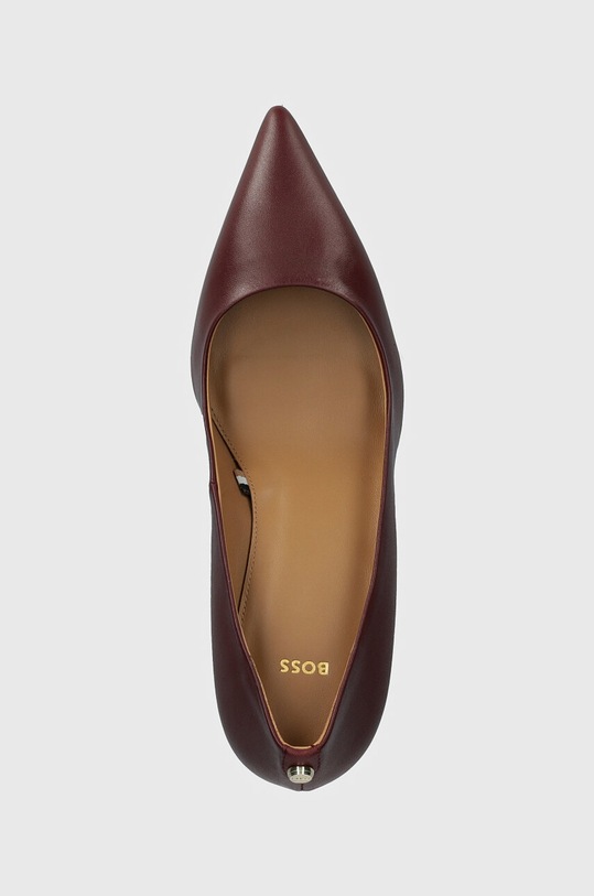 BOSS stilettos de piele Janet burgundia 50498836.605