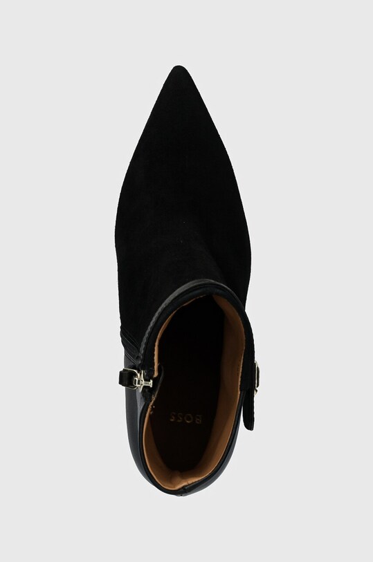 BOSS stivaletti alla caviglia in pelle Janet nero 50523368.001