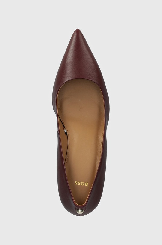 BOSS pantofi de piele Janet burgundia 50530743.605