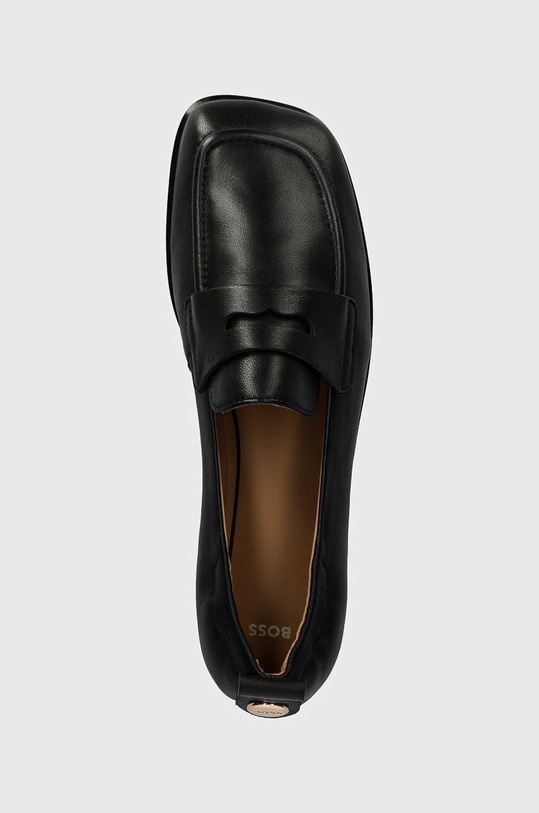 BOSS mokasyny skórzane Avylin czarny 50523498.001