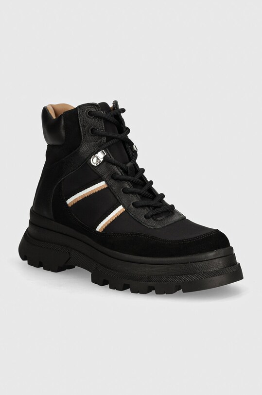 BOSS pantofi Foster neizolat negru 50523507.001