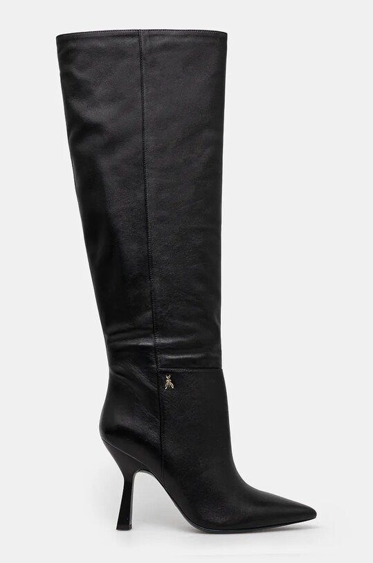 Kožené čižmy Patrizia Pepe 8Y0090.L034.K103 čierna AW24