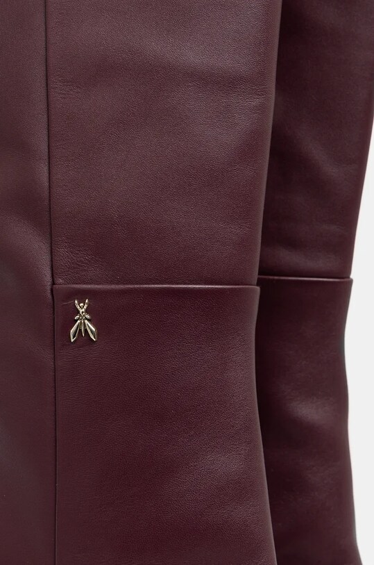 Patrizia Pepe csizma 8Y0100.L048.M496 burgundia