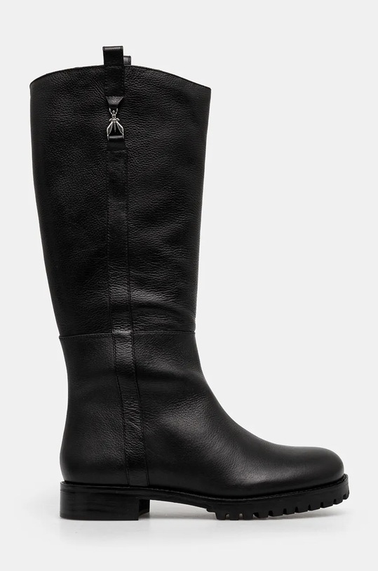 Kožené čižmy Patrizia Pepe 8Y0106.L034.FB30 čierna AW24