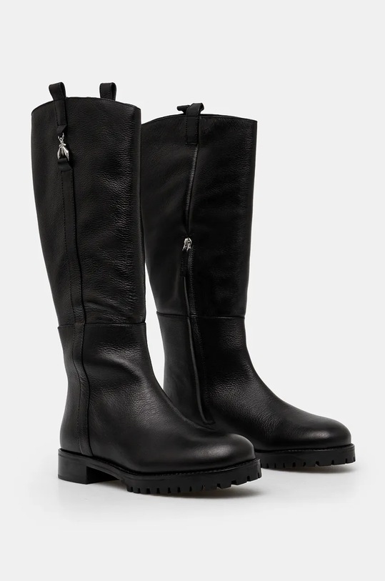 Încălțăminte Patrizia Pepe ghete de piele 8Y0106.L034.FB30 negru