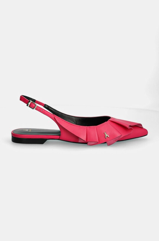 Patrizia Pepe baleriny skórzane 8Z0006.L026.M513 różowy AW24