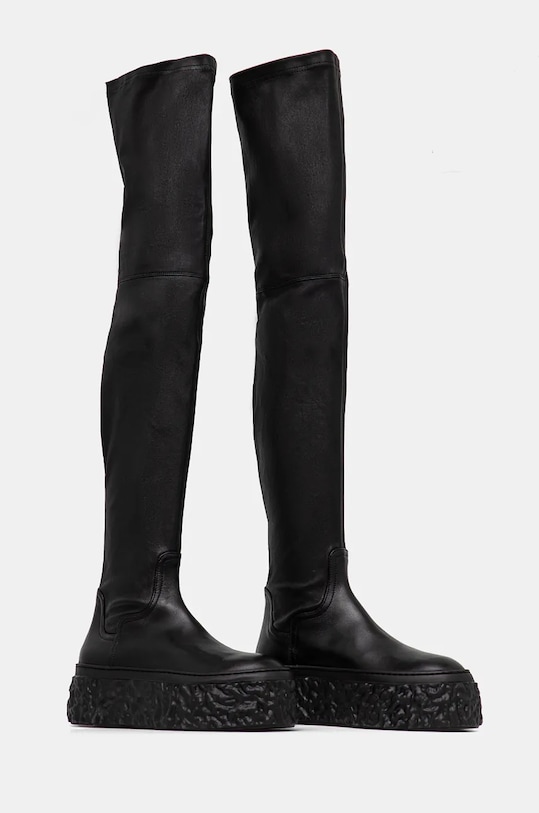 Obuv Kožené čižmy AGL Magma Boot D776502PGK06891013 čierna