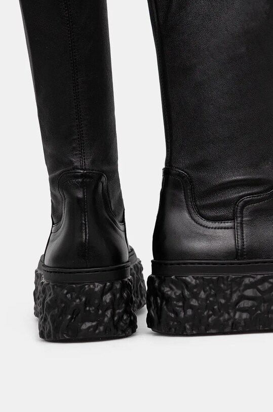 AGL kozaki skórzane Magma Boot czarny D776502PGK06891013