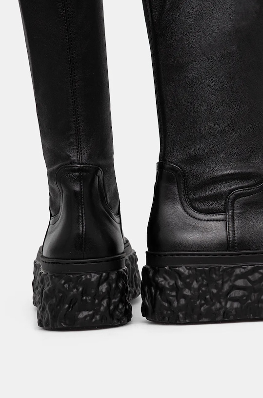 Kožené čižmy AGL Magma Boot čierna D776502PGK06891013