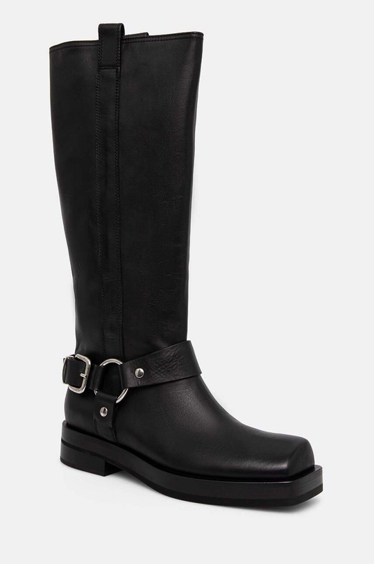 AGL ghete de piele Rina Biker neizolat negru D774505PGDESER0000