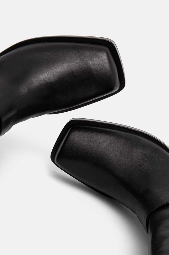 AGL ghete de piele Rina Biker negru D774505PGDESER0000