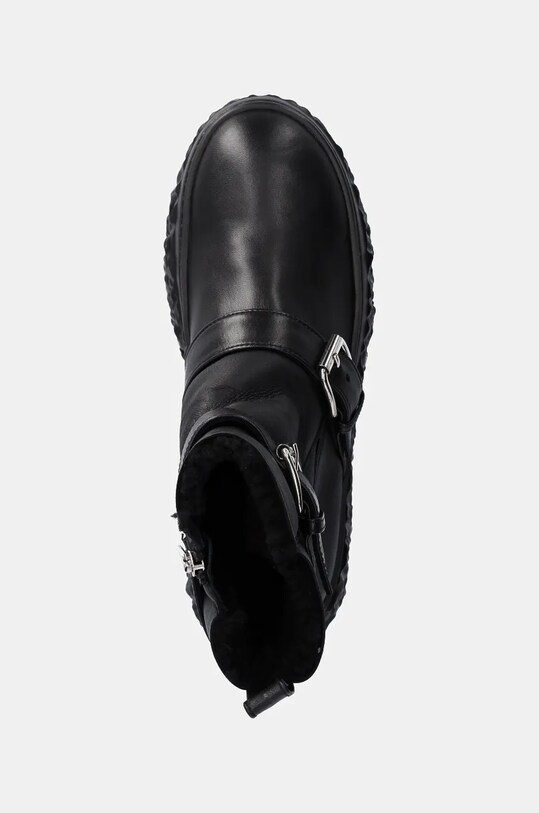 Шкіряні черевики AGL Magma Biker чорний D776507MGK75141013
