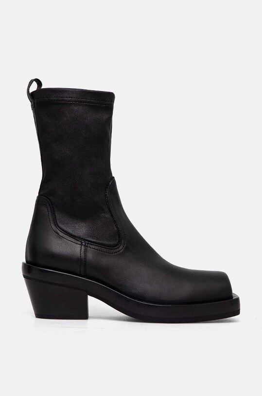 Шкіряні черевики AGL Mota D775500PGK06891013 чорний AW24