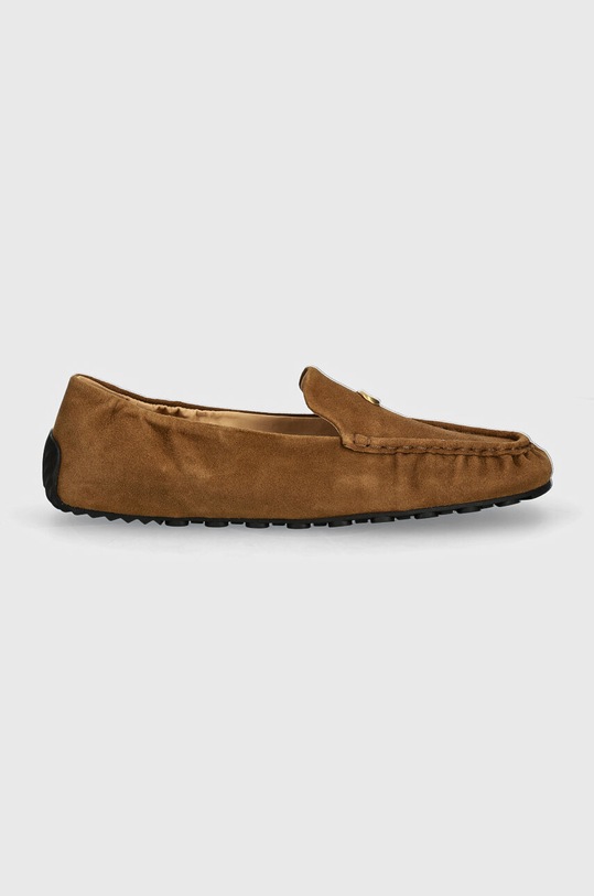 Coach mocasini din piele intoarsa Ronnie CS008.CG0 maro AW24