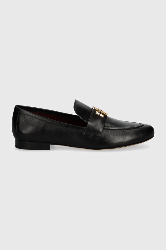 Tory Burch mocassini in pelle Eleanor Loafer 158204.006 nero AW24