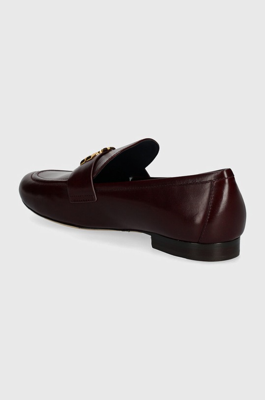 Obuwie Tory Burch mokasyny skórzane Eleanor Loafer 158204.500 bordowy