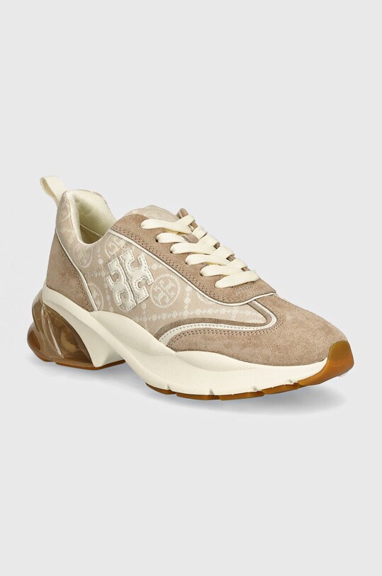 Tory Burch sneakers Good Luck Trainer textil bej 158662.200
