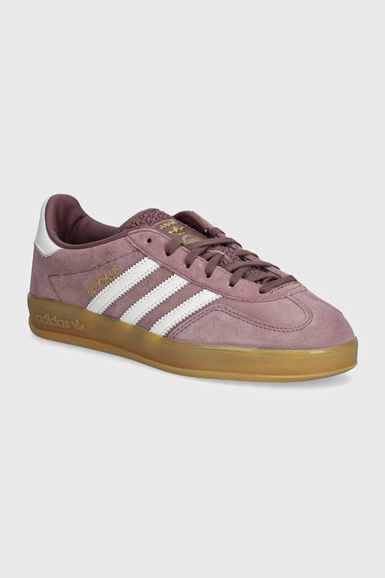 Αθλητικά adidas Originals Gazelle Indoor απομίμηση λείου δέρματος μωβ IH5483