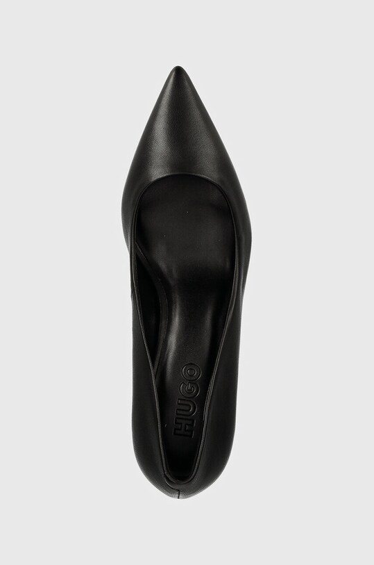 HUGO czółenka skórzane Devany czarny 50524828.001