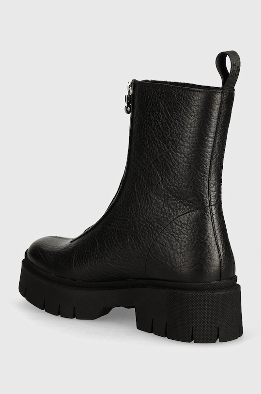 Încălțăminte HUGO cizme de piele Kris 50524652.001 negru