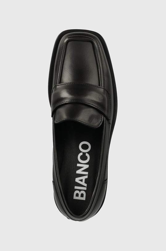 Bianco mokasyny skórzane BIASOFIE czarny 11251307