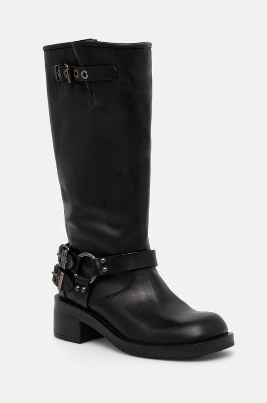 Bianco ghete de piele BIAHARPER neizolat negru 11301293