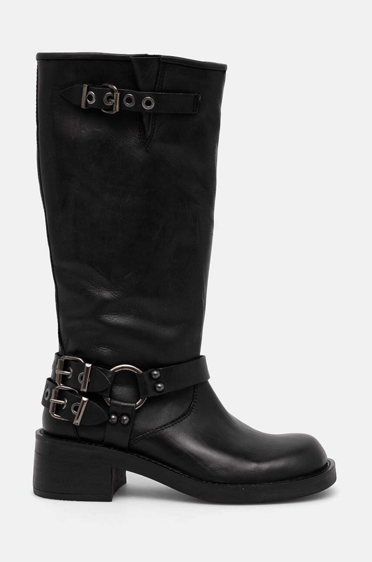 Шкіряні чоботи Bianco BIAHARPER 11301293 чорний AW24