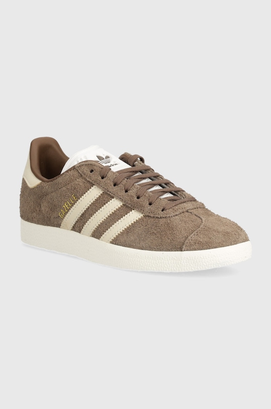 adidas Originals sneakers din piele Gazelle plată maro IG4392