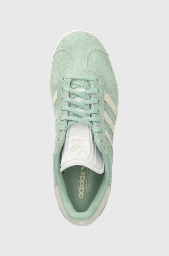 Δερμάτινα αθλητικά παπούτσια adidas Originals Gazelle τιρκουάζ IG4393