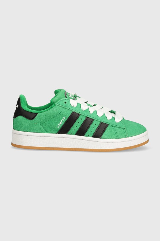 adidas Originals sneakers din piele intoarsă Campus 00s JH9095 verde AW24
