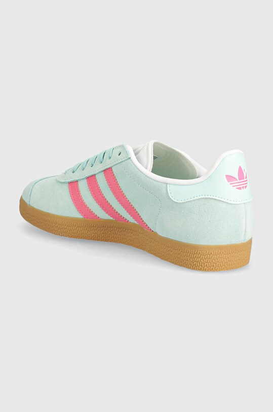 Obuwie adidas Originals sneakersy zamszowe Gazelle JI1375 turkusowy
