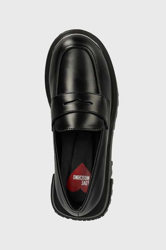 Love Moschino mocasini de piele negru JA10224G1LIA0000