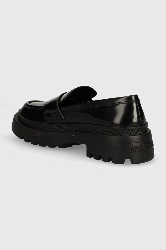 Încălțăminte Love Moschino mocasini de piele JA10255G1LJD0000 negru