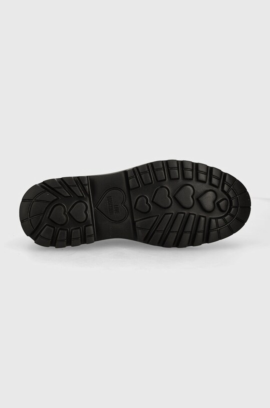 Love Moschino mocasini de piele JA10255G1LJD0000 negru