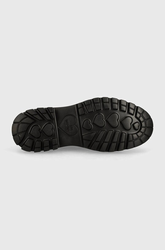 Love Moschino mocasini de piele JA10275G1LIA0000 negru