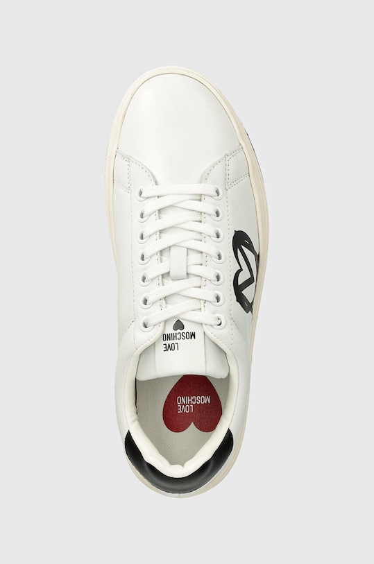 Кожаные кроссовки Love Moschino белый JA15096G1LIA110A