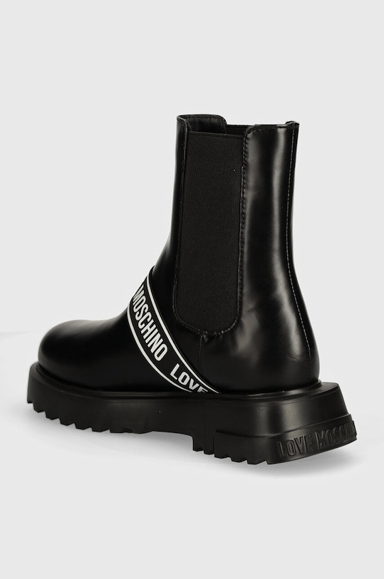 Încălțăminte Love Moschino ghete chelsea de piele JA24104G1LIA0000 negru
