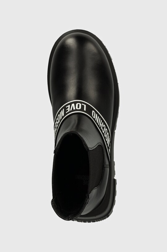 Кожаные полусапоги Love Moschino чёрный JA24104G1LIA0000