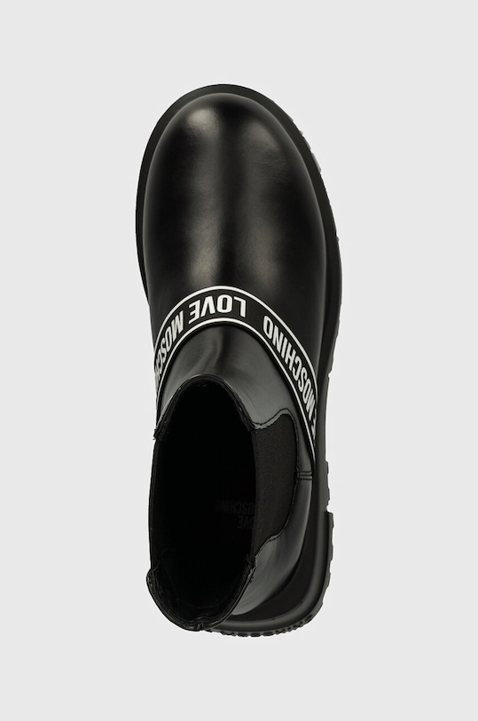 Love Moschino ghete chelsea de piele negru JA24104G1LIA0000