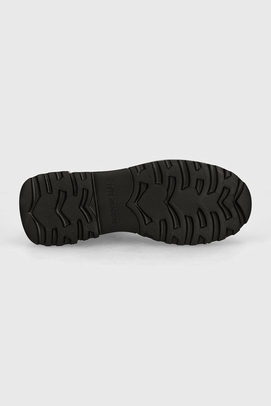 Love Moschino ghete chelsea de piele JA24104G1LIA0000 negru